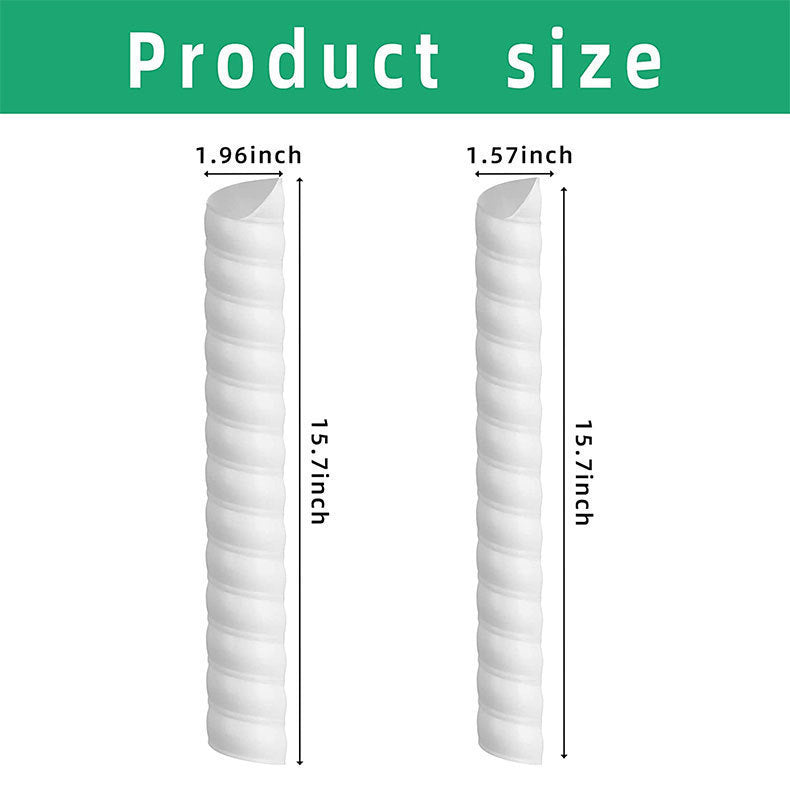 Green 4-Pack Spiral Tree Trunk Protector Guard - Flexible Sapling Bark Shield V888-ELOSUNG33729