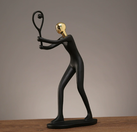 Collectible Sports Figurine Blind Box - Modern Resin Athlete Statue for Home Office Decor V888-ELOSUNG33738