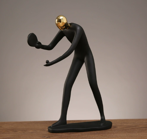 Collectible Sports Figurine Blind Box - Modern Resin Athlete Statue for Home Office Decor V888-ELOSUNG33738