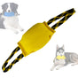 Yellow Durable Dog Tug Toy with 2 Handles - Interactive Bite Pillow for Training & Tug of War V888-ELOSUNG33811
