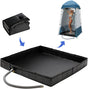 Portable Camping Shower Base - Collapsible Water Containment Tray with Drain for Outdoor Tents V888-ELOSUNG33834