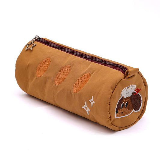 Light Coffee Kitchen Dod Vibrant Color Block Pencil Case - Large Capacity Stationery Organizer for School & V888-ELOSUNG33861