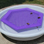 2PCS S 180x160x3mm Purple Floating Bee Saver Waterer - Safe Drinking Platform for Garden Ponds & Bird Baths V888-ELOSUNG33934
