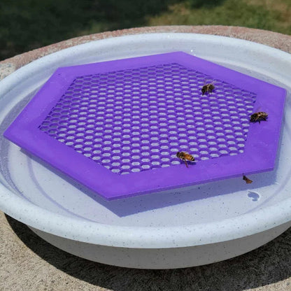 2PCS L 210x180x3.5mm Purple Floating Bee Saver Waterer - Safe Drinking Platform for Garden Ponds & Bird Baths V888-ELOSUNG33936