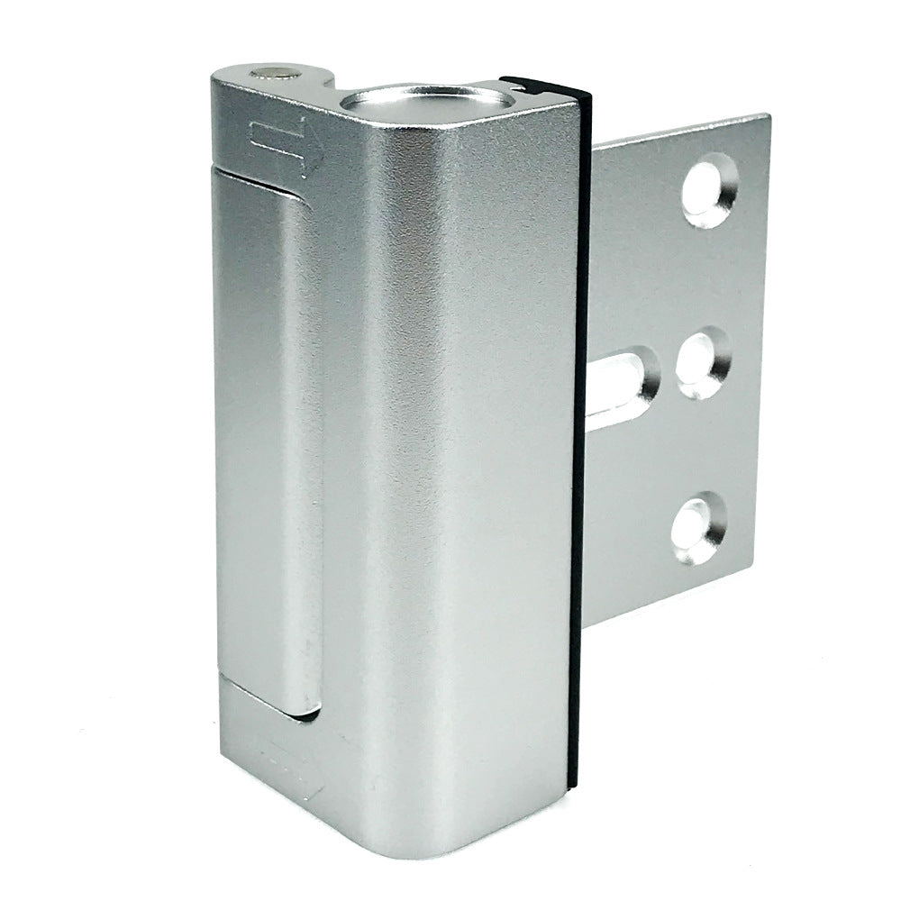 Silver Heavy-Duty Hotel Style Security Door Lock - Childproof Door Reinforcement Latch for Home Safety V888-ELOSUNG33939