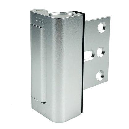 Silver Heavy-Duty Hotel Style Security Door Lock - Childproof Door Reinforcement Latch for Home Safety V888-ELOSUNG33939