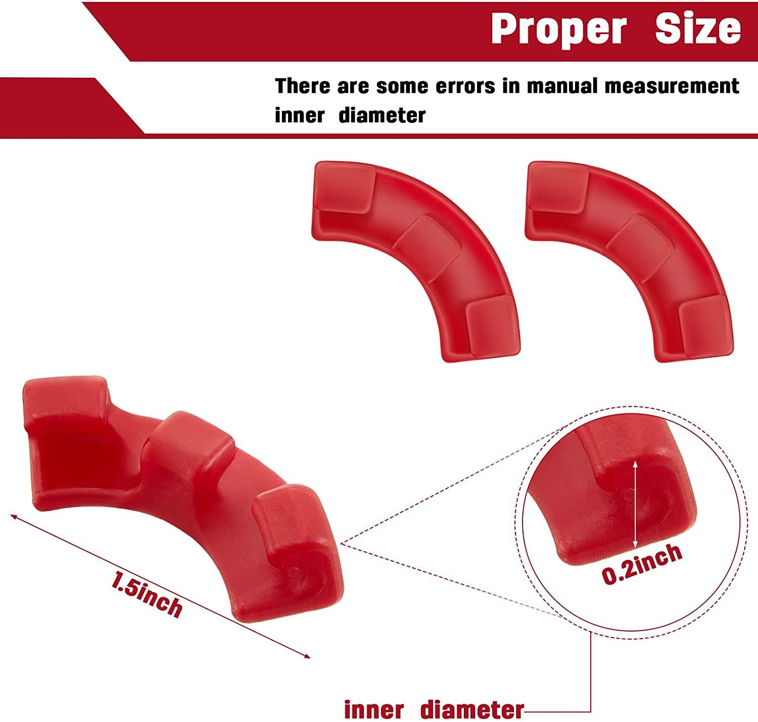 60PCS Red 90-Degree Plant Bender Clips for Low-Stress Training (LST) - Reusable Stem & Branch Trainer for V888-ELOSUNG33945
