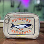 Beige Quirky Sardine Tin Novelty Clutch - Fun PU Leather Makeup & Accessory Pouch V888-ELOSUNG33968
