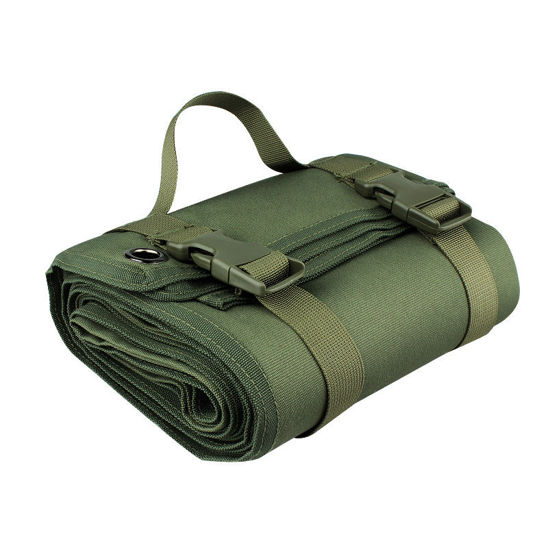 Green Tactical Roll-Up Shooting Mat - Lightweight Waterproof Ground Pad for Outdoor Camping & Hiking V888-ELOSUNG33977