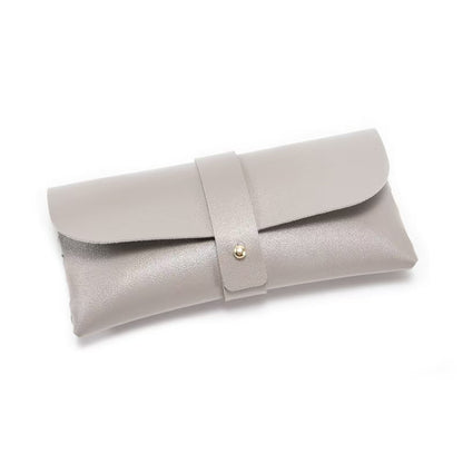 3-Piece Grey Chic & Sleek PU Leather Soft Eyeglass Case - Protective Pouch for Sunglasses & Reading Glasses V888-ELOSUNG34004