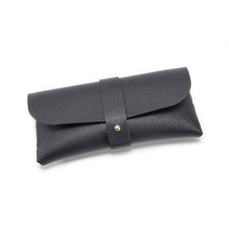 3-Piece Red Chic & Sleek PU Leather Soft Eyeglass Case - Protective Pouch for Sunglasses & Reading Glasses V888-ELOSUNG34005