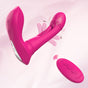 Pink Wearable Vibrating Stimulator with Remote - Dual-Action Couples' Toy V888-ELOSUNG34014