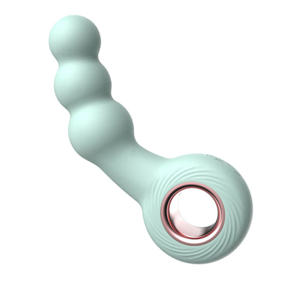 Green Handheld G-Spot & Prostate Massager with Beads- (USB Rechargeable) V888-ELOSUNG34015