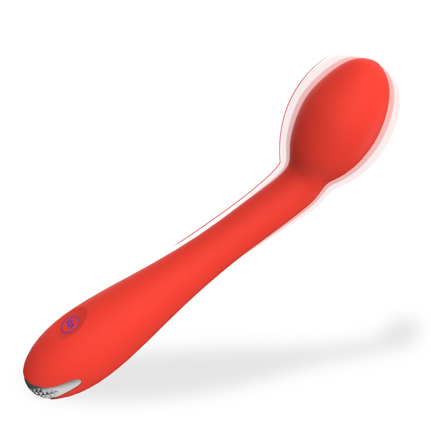 Red G-Spot Vibrator with 12 Vibration Modes - Unisex Pleasure Toy V888-ELOSUNG34032