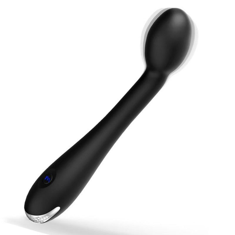 Black G-Spot Vibrator with 12 Vibration Modes - Unisex Pleasure Toy V888-ELOSUNG34033