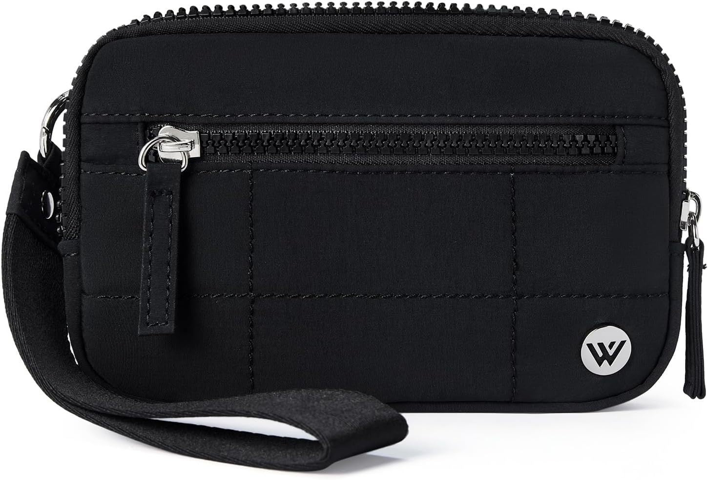 Black Elegant WESTBRONCO Quilted Phone Bag Wallet V888-ELOSUNG34046