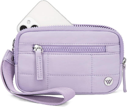 Purple Elegant WESTBRONCO Quilted Phone Bag Wallet V888-ELOSUNG34047