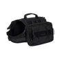 Black Durable Dog Saddle Bag Harness for Outdoor Adventures V888-ELOSUNG34059