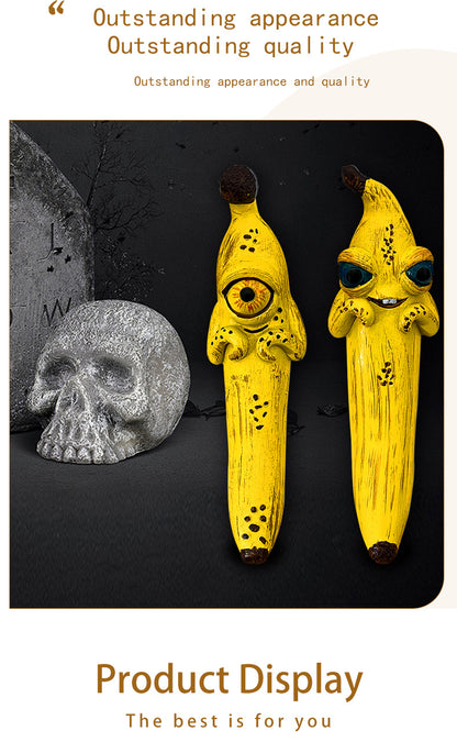 One-Eye Charming Magic Banana Resin Craft Ornament 3piece V888-ELOSUNG34061