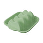 Green Silicone Taco Holder Tray - Creative Non-Slip Corn Taco Serving Rack with 4 Compartments V888-ELOSUNG34073