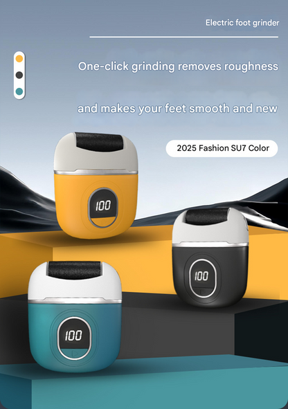Black Smart Digital Electric Foot File - Automatic Dead Skin Remover V888-ELOSUNG34110