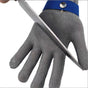 1 pair of silver A9 grade 316 stainless steel cut resistant gloves(XL) V888-ELOSUNG34115
