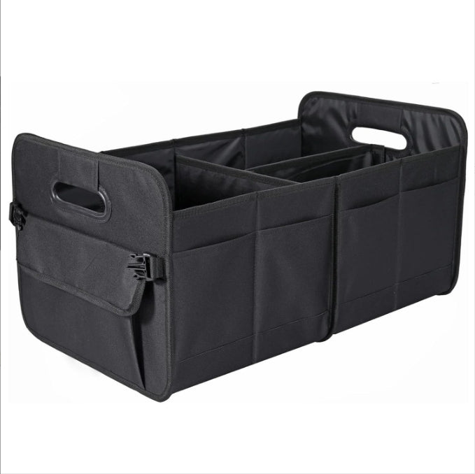 Black Car Storage Box - Foldable Waterproof Trunk Organizer V888-ELOSUNG34120