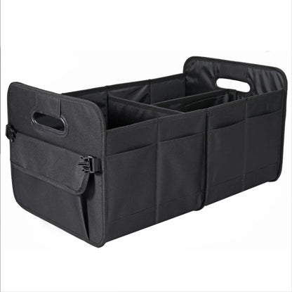 Black Car Storage Box - Foldable Waterproof Trunk Organizer V888-ELOSUNG34120