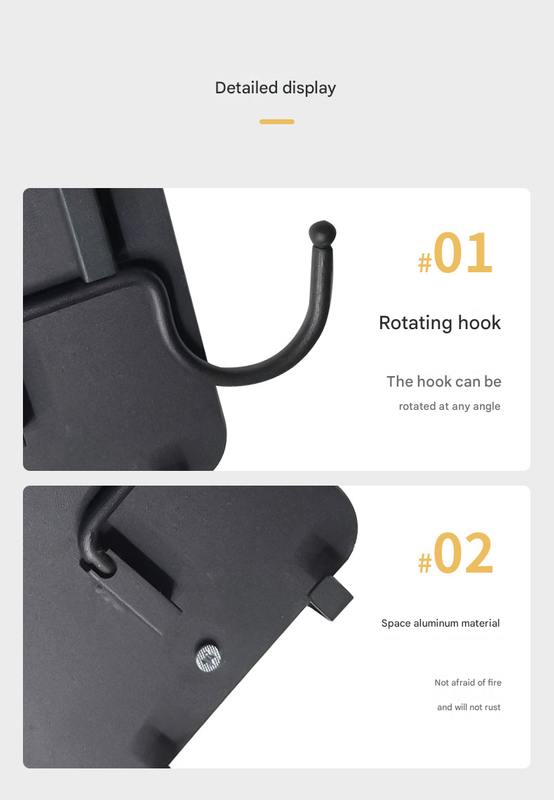 Iron Wall Mounted Motorcycle Helmet Holder - Heavy-Duty Gear Rack with Jacket Hook for Helmets, Coats & V888-ELOSUNG34186