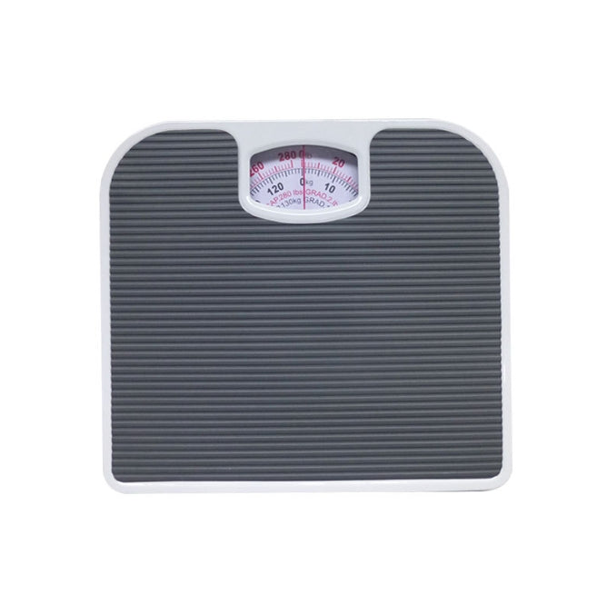 Dark Gray Classic Mechanical Bathroom Scale - Battery-Free Analog Body Weight Scale with Non-Slip Platform V888-ELOSUNG34201