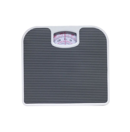 Dark Gray Classic Mechanical Bathroom Scale - Battery-Free Analog Body Weight Scale with Non-Slip Platform V888-ELOSUNG34201