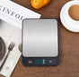 Black Slim Digital Kitchen Scale - High Precision Stainless Steel Food Scale for Baking & Cooking(10kg) V888-ELOSUNG34205