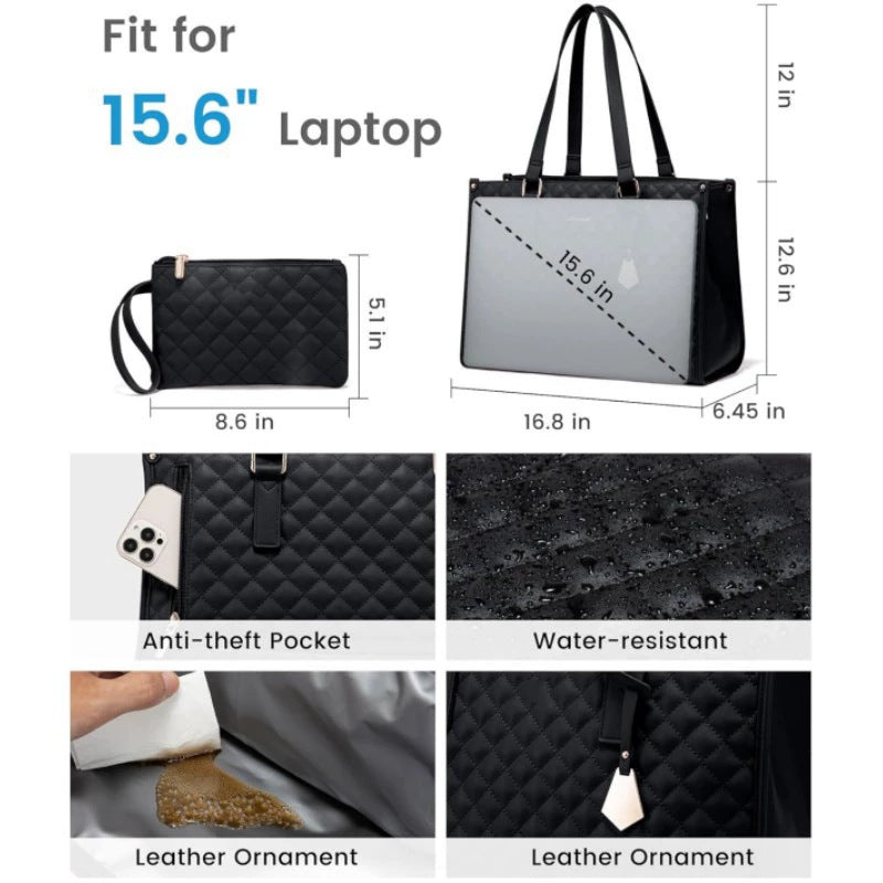 Black Insulated Lunch Bag and Laptop Cooler - Perfect for Keeping Food Fresh V888-ELOSUNG34238