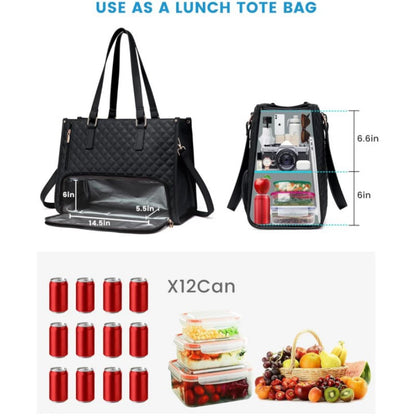 Wine red Insulated Lunch Bag and Laptop Cooler - Perfect for Keeping Food Fresh V888-ELOSUNG34241