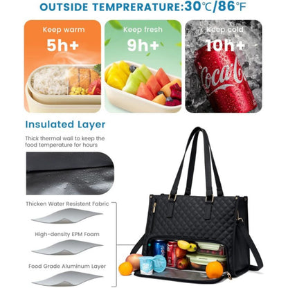 Brown Insulated Lunch Bag and Laptop Cooler - Perfect for Keeping Food Fresh V888-ELOSUNG34242