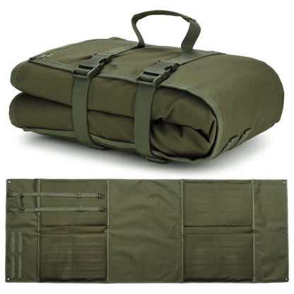 Green Portable Tactical Shooting Mat - Lightweight Roll-Up Ground Pad for Outdoor Range & Hunting V888-ELOSUNG34309