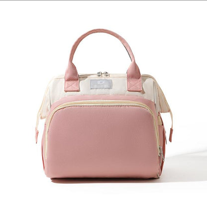 Pink Versatile 3-in-1 Nappy Bag | Convertible Backpack, Tote & Crossbody with Insulated Pockets V888-ELOSUNG34357