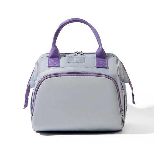 Grayish purple Versatile 3-in-1 Nappy Bag | Convertible Backpack, Tote & Crossbody with Insulated Pockets V888-ELOSUNG34360