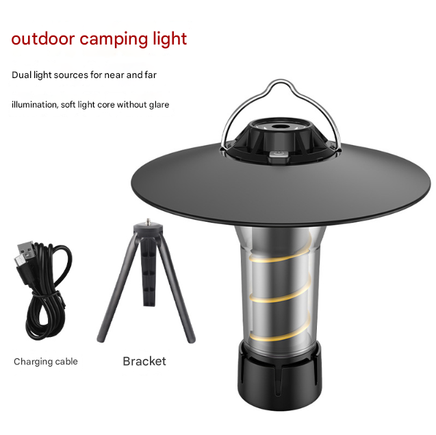 Vintage Lighthouse LED Camping Lantern | 5-Mode Rechargeable Light with Tripod V888-ELOSUNG34367