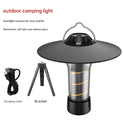 Vintage Lighthouse LED Camping Lantern | 5-Mode Rechargeable Light with Tripod V888-ELOSUNG34367