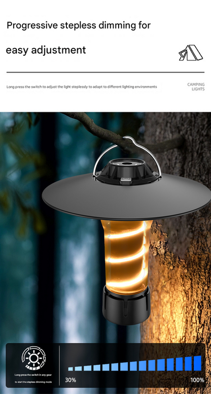 Vintage Lighthouse LED Camping Lantern | 5-Mode Rechargeable Light with Tripod V888-ELOSUNG34367