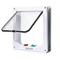 Secure 4-Way Locking Pet Door for Cats & Small Dogs - Easy Access Flap for Doors, Walls & Glass(Size M) V888-ELOSUNG34389
