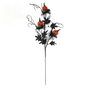 Halloween Black Twig & Pumpkin Stems (2-Pack) - Artificial Floral Picks for Spooky Arrangements V888-ELOSUNG34415