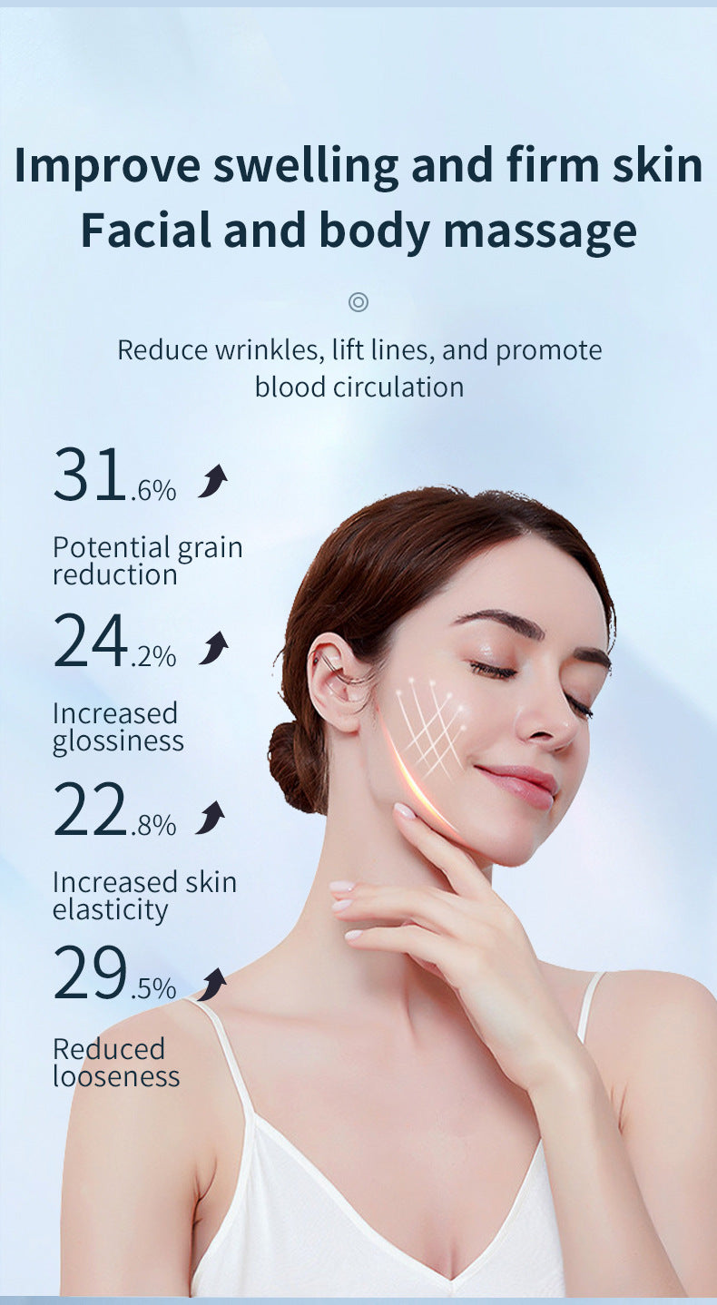 White EMS Microcurrent Facial Lifting Massager - Skin Tightening & Sculpting Beauty Tool V888-ELOSUNG34416