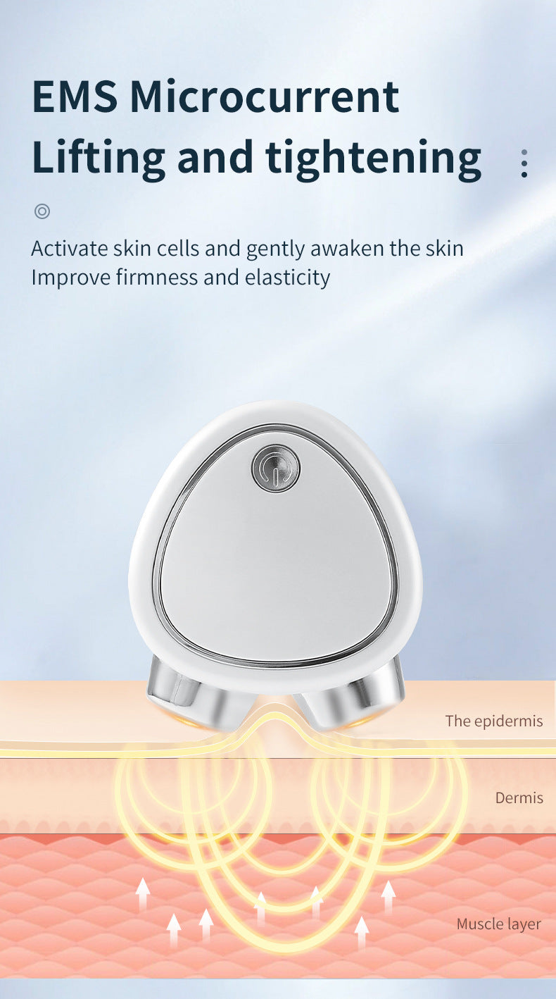 Pink EMS Microcurrent Facial Lifting Massager - Skin Tightening & Sculpting Beauty Tool V888-ELOSUNG34417