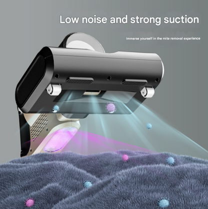 Khaki High-Power Wireless UV Sterilization Mite Removal Vacuum Cleaner - Powerful Suction and Deep Cleaning V888-ELOSUNG34427