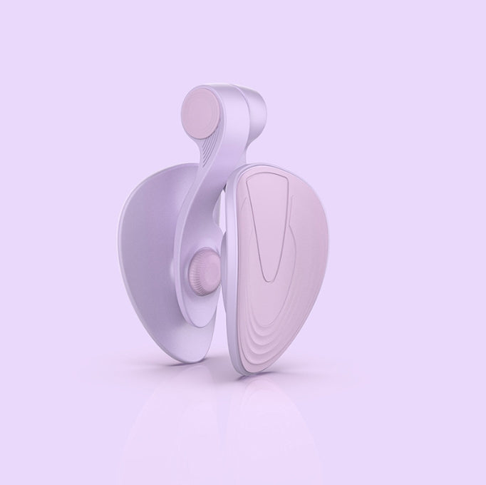 Purple Multi-functional Pelvic Floor Muscle Trainer - Postpartum Recovery and Leg Shaping Device V888-ELOSUNG34442
