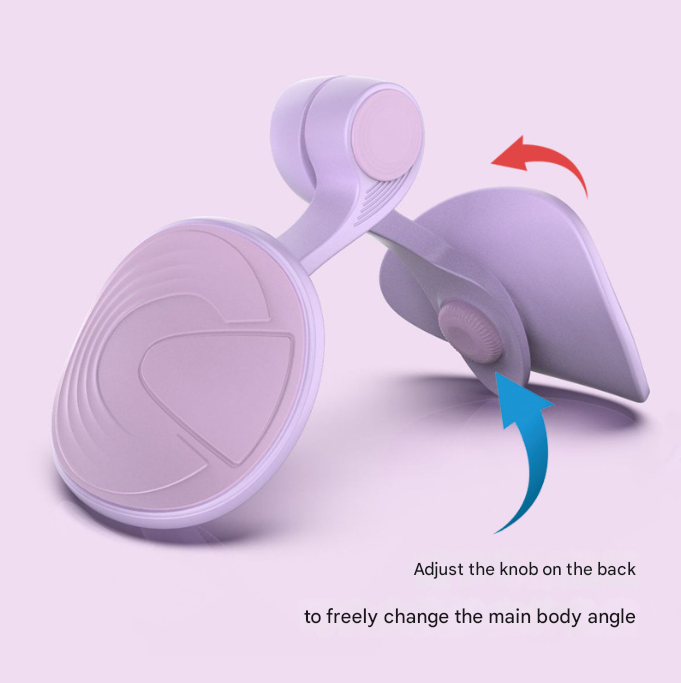 Pink Multi-functional Pelvic Floor Muscle Trainer - Postpartum Recovery and Leg Shaping Device V888-ELOSUNG34443