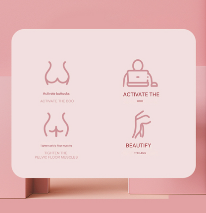 Blue Multi-functional Pelvic Floor Muscle Trainer - Postpartum Recovery and Leg Shaping Device V888-ELOSUNG34446
