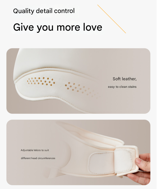 Capless Version Electric Head Massage Hat with Inflatable Airbags - 6-Zone Scalp Therapy for Relaxation and V888-ELOSUNG34458
